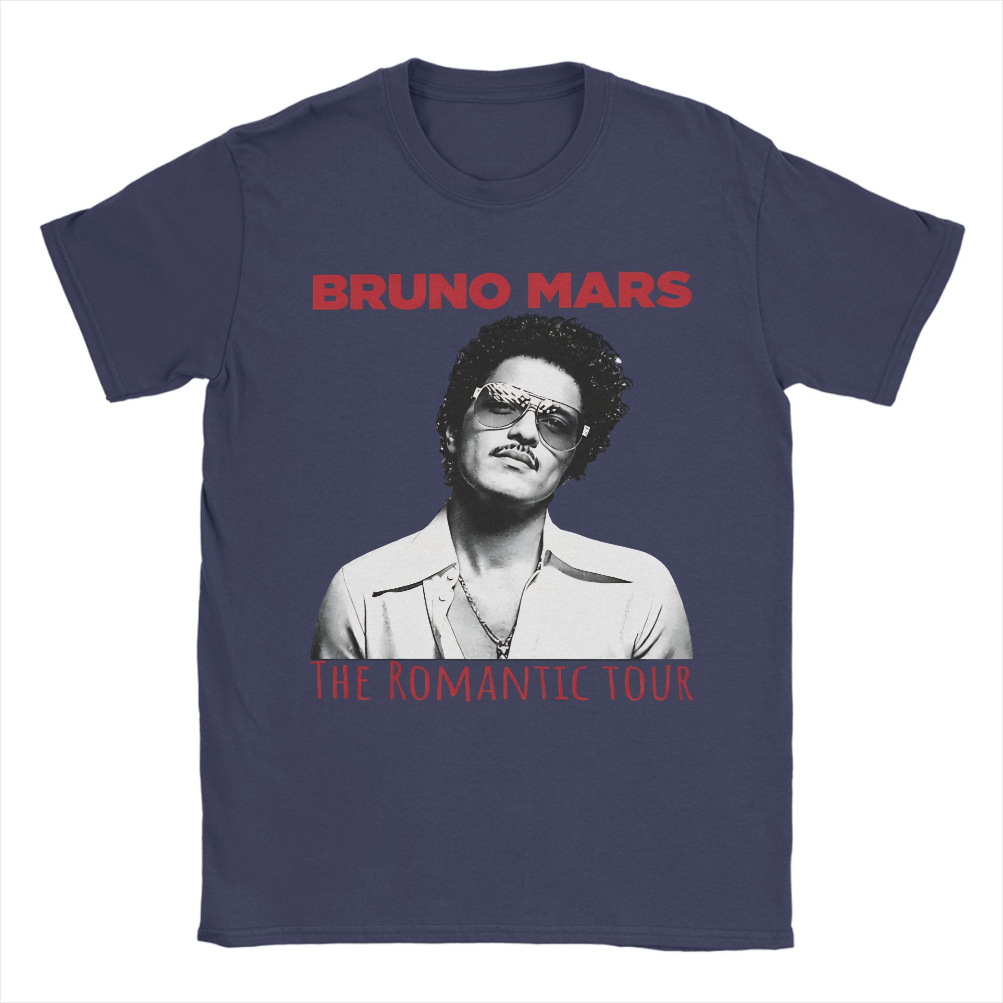 

Casual Bruno Mars RoUnisextic Valentine TShirt Unisex Round Neck Pure Cotton T Shirts Short Sleeve Tees Summer Clothes 4XL