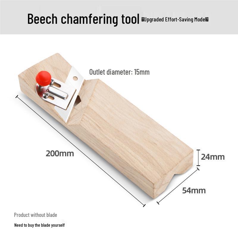 45° V-Groove Gypsum Board Chamfering Planer - Sound-Absorbing Woodworking Tool