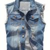 E 95427 Casual Slim Fit Denim Vest Slim Fit Denim Vest
