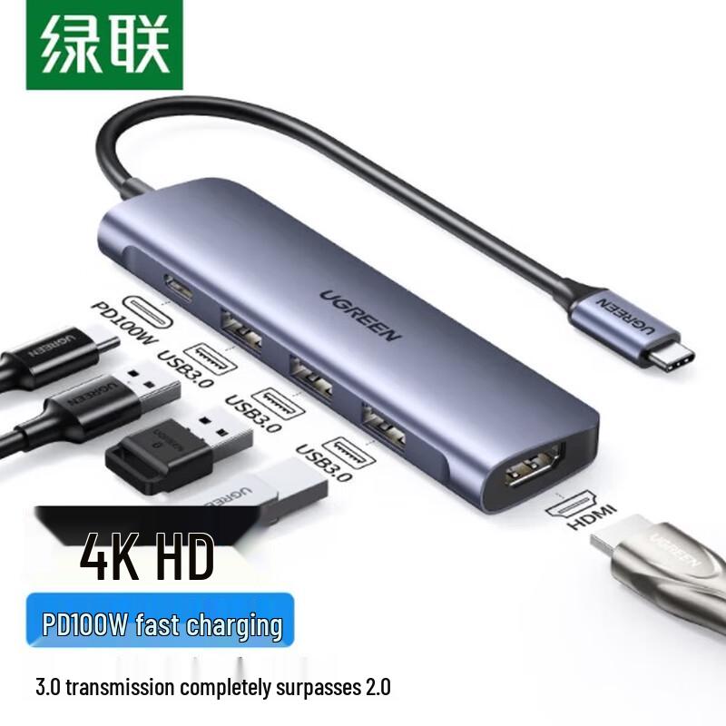 UGREEN 5-in-1 USB-C Hub with HDMI & PD