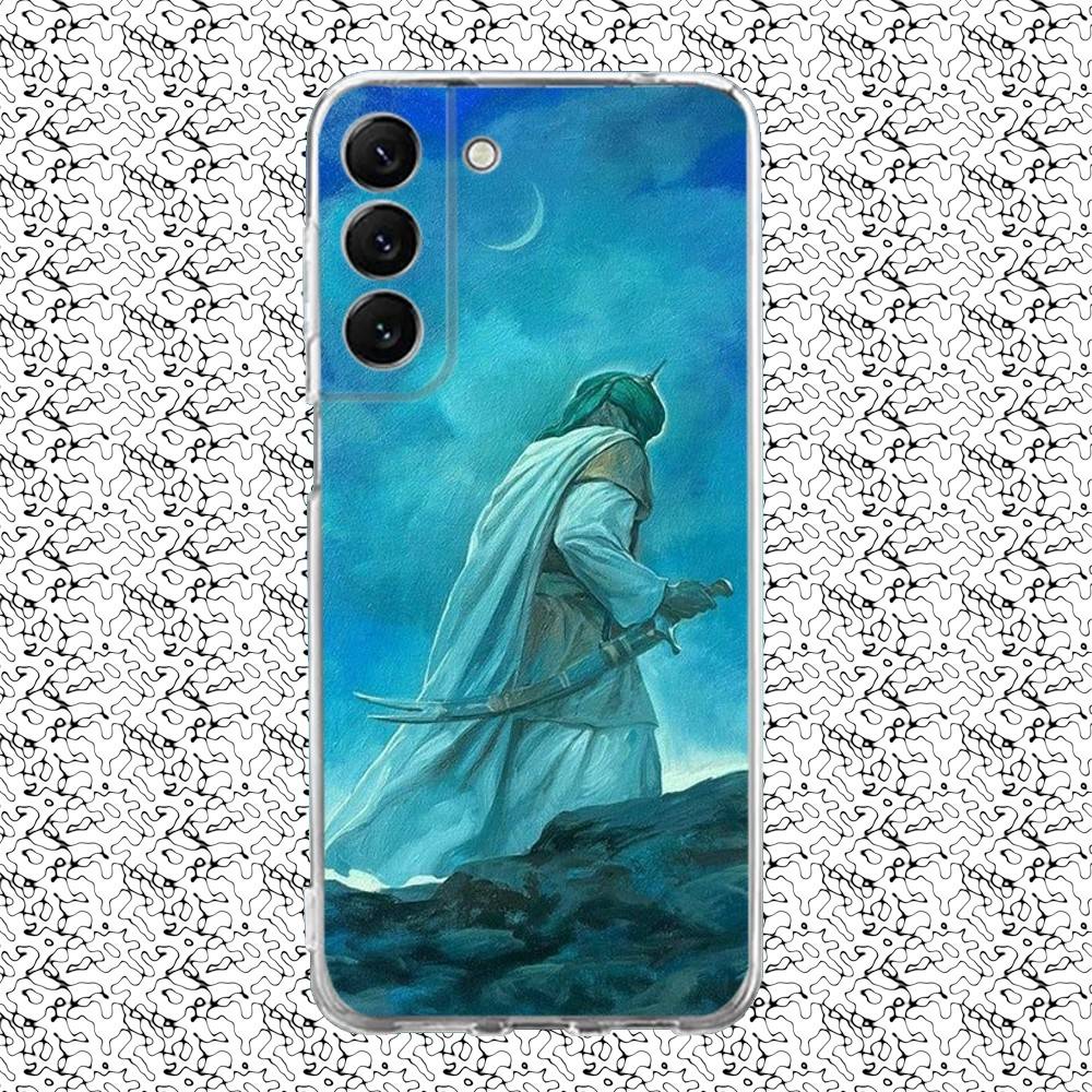

Imam Hussain Shia Ali Phone Case For Samsung S24,30,21,22,23,20 FE,lite,PIus,Ultra,5G,Note,9,10 Transparent Cover SamsungS10