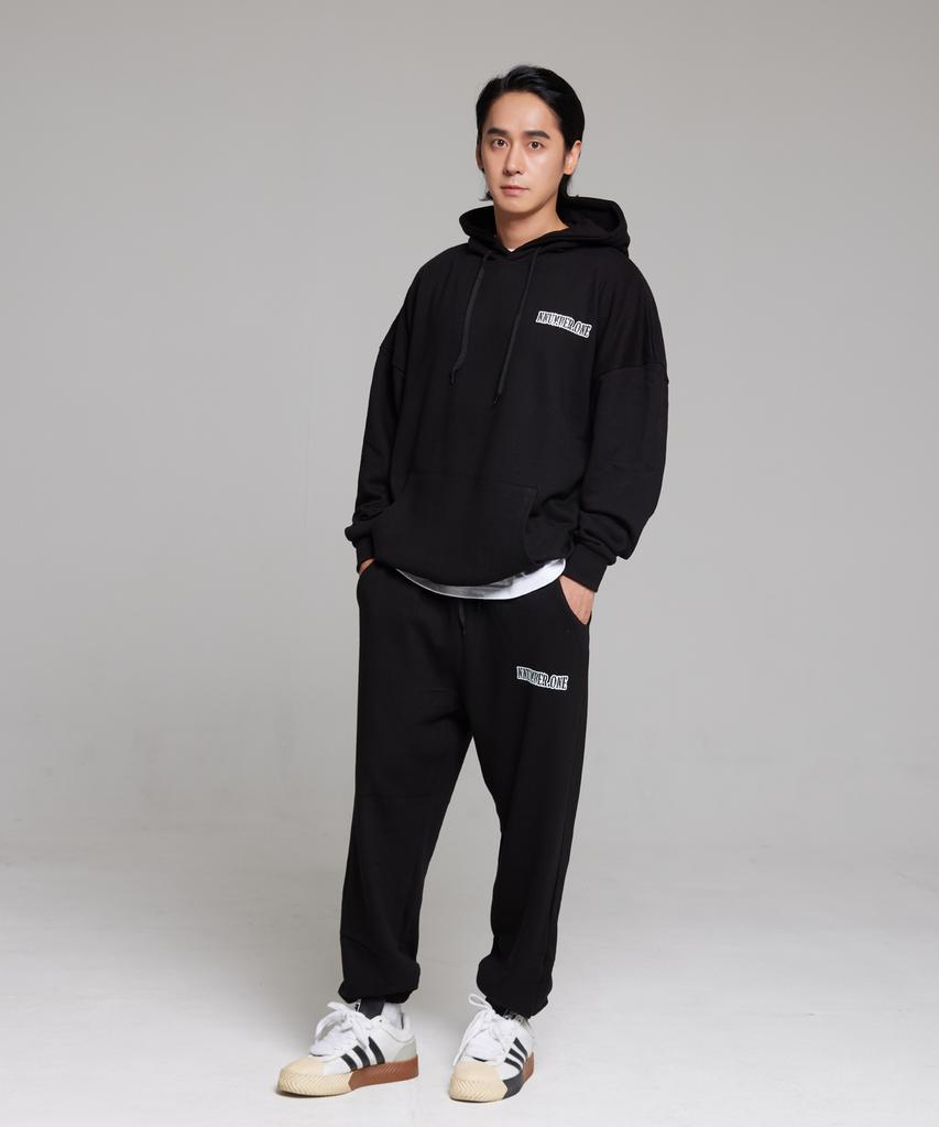 CREAM SODA LAB Lab Nno1 Logo Training Jogger Pants Black