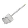 Chicken Poop Scooper Long Handle Stainless Steel Non Stick Slat Litter Sifting Shovel for Chicken Pet Cat Green