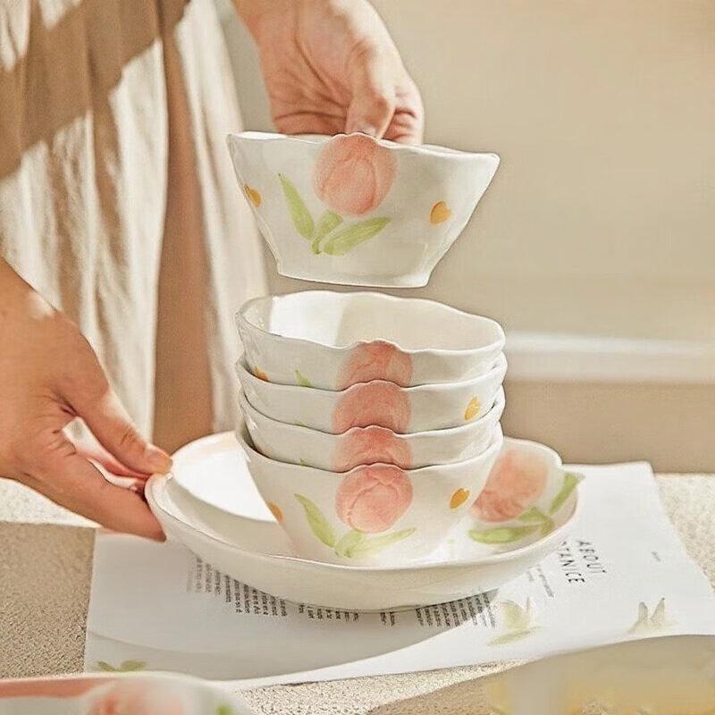Pearson Ceramics Tulip Rice & Soup Bowl Set