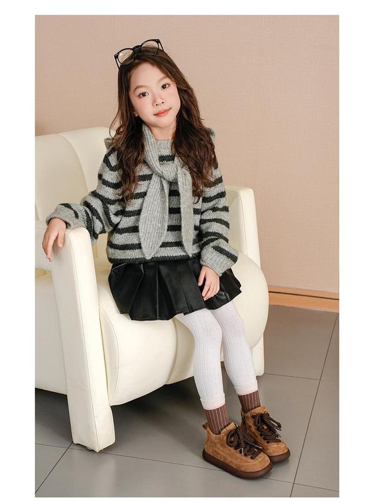 Children's Birkenstock Autumn/Winter Genuine Leather Loafers - Soft Sole Casual Shoes for Girls & Boys