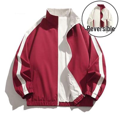 Herren Wende-Windjacke mit Stehkragen für Herbst/Winter 2025