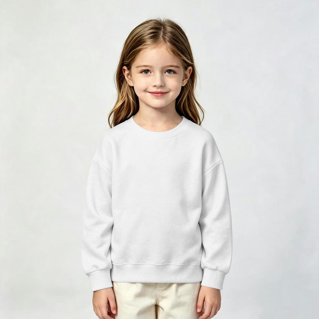Boys and Girls Long Sleeve Color Hoodie Kids Casual Comfortable Pullover Sweatshirt
