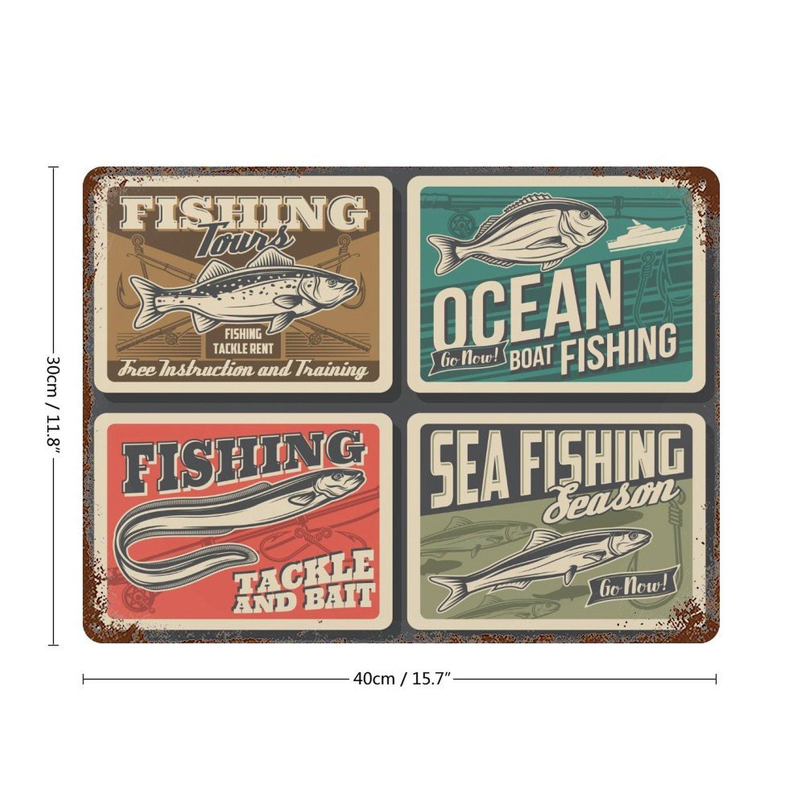 

Набор из 1 шт. настенное панно из состаренного металла, 20×30см и 30×40см, состаренная табличка для кафе, офиса, кухни или спальни 30*40CM