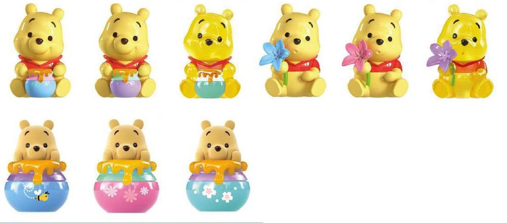 Tenyo Grand Jester Mini Figure Winnie the Pooh Set Box [24 pieces per box] DFR-S01