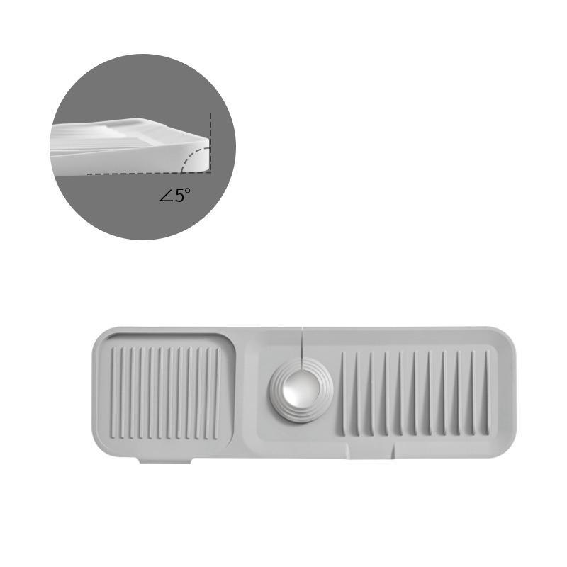 Kitchen Silicone Sink Faucet Splash Pad Splash Catcher Countertop Protector Mat Draining Pad Drainage Drying Pad Kitchen Gadgets