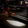 2 Peças Asas de Anjo Luz de Boas-vindas Chip Para LED Sem Fio Porta de Carro Boas-vindas Projetor a Laser Logotipo Clipe