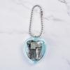 Unique Acrylic Music Box Movement Keychain Portable Mini Mechanical Music Box Handy Musical Instrument