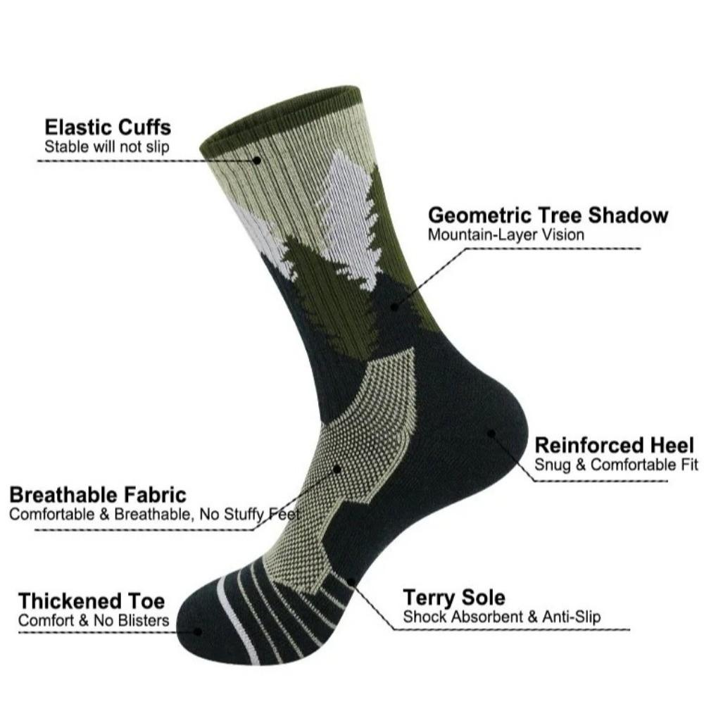 Warm Sports Socks Non Slip Hiking Socks Skiing Snow Warm Socks  for Men