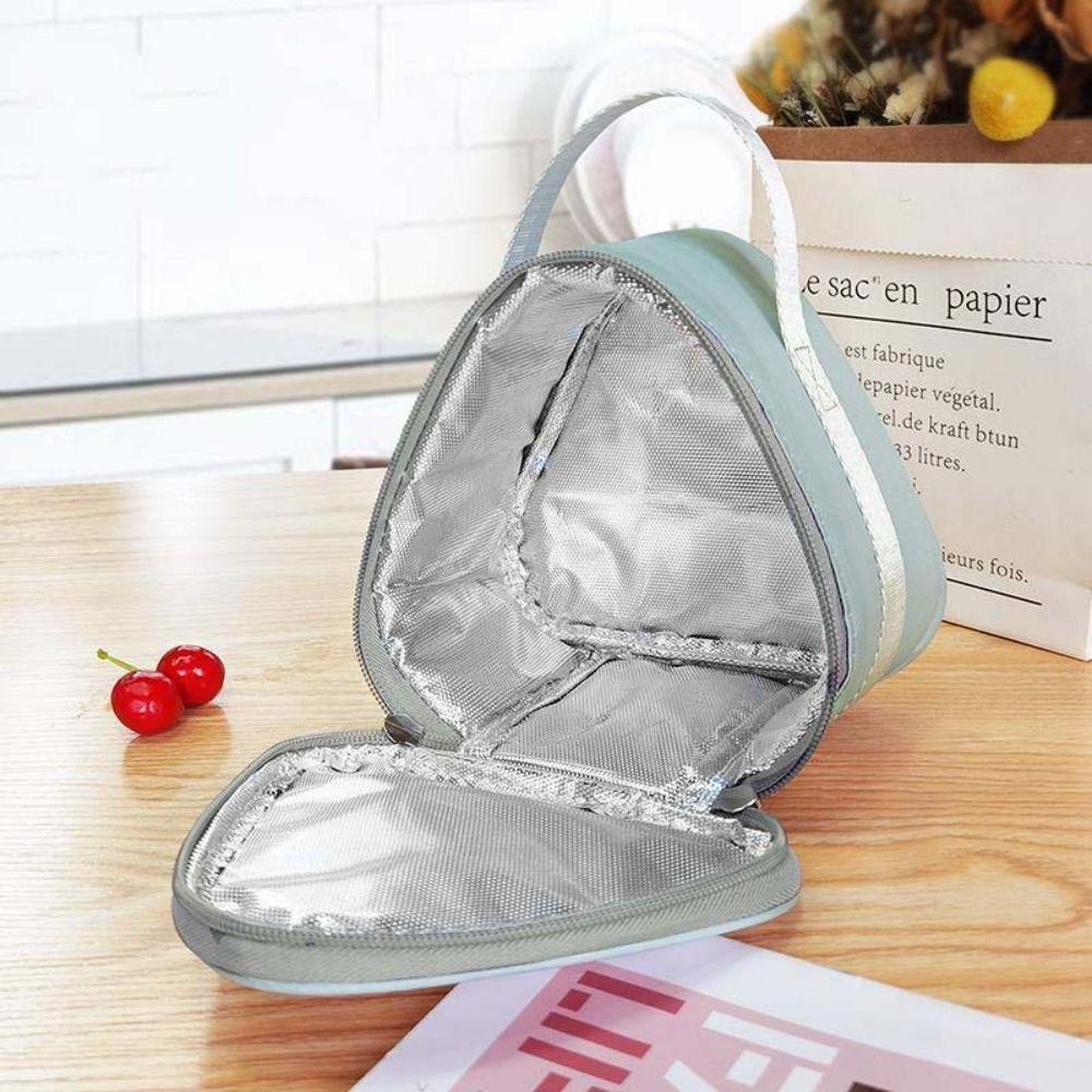 Aluminum Foil Triangular Insulation Bag Thickened Rice Ball Lunch Box Bags  Student