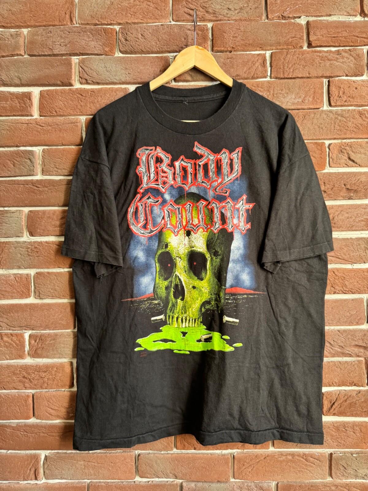 Rare Vintage 90s Body Count debut album Brain Damage t shirt xl black Unisex T-Shirt XXL