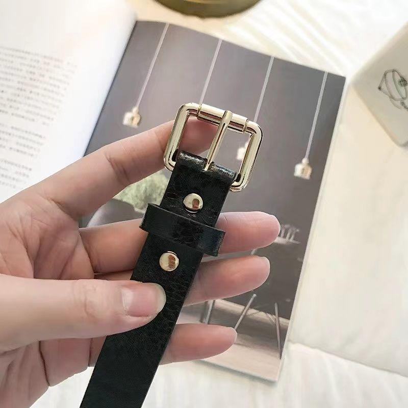 Sophisticated Canvas Womens Basic Denim Allpurpose Korean Belt Trendy