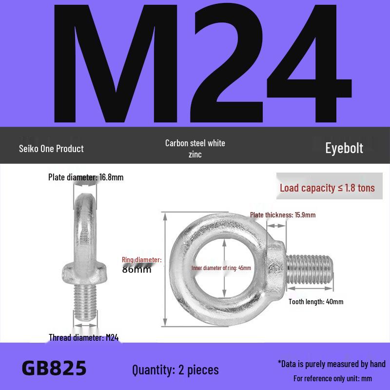Lifting Eye Bolt Collection: Galvanized M8 & M10 with Ring for Mold