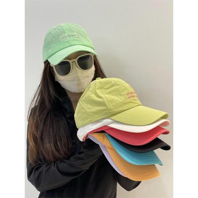 Fashion Small Letters Quick-drying Duck Tongue Cap Children Summer Korean Version of Casual Outdoor Sports Baseball Cap Male Sunscreen Sun Hat