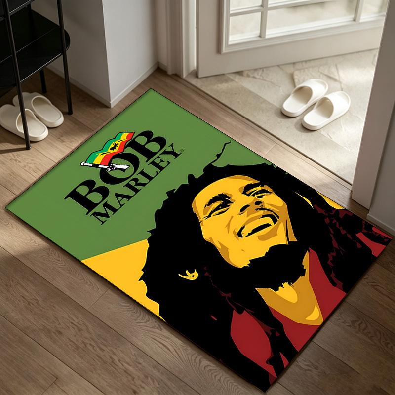 Bob Marley A rug suitable for office chair areas living rooms and computer desks perfect for home offices and an ideal holiday gift