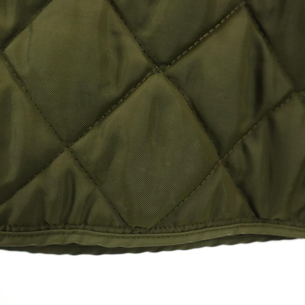DUTCH ARMY 70s Vintage Liner Quilted Jacket 96-100 Khaki Military Men's Used