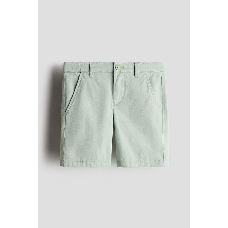 

HM Children s Clothing Boys Shorts 2025 Summer New Arrival Cotton Leisure Shorts 1270438 Sage Green 120/53