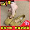 Shallow single shoes women's spring new retro gentle fairy Mary Jane women's shoes flat beanie shoes