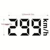 299 Speed Racing Reflective Sticker, Fade Resistant Decal for Motorcycle Helmet Bike Motocross, Black Grey White Red
