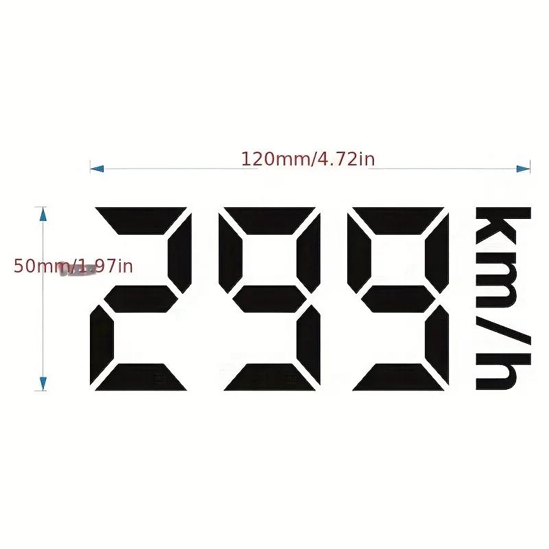 299 Speed Racing Reflective Sticker, Fade Resistant Decal for Motorcycle Helmet Bike Motocross, Black Grey White Red