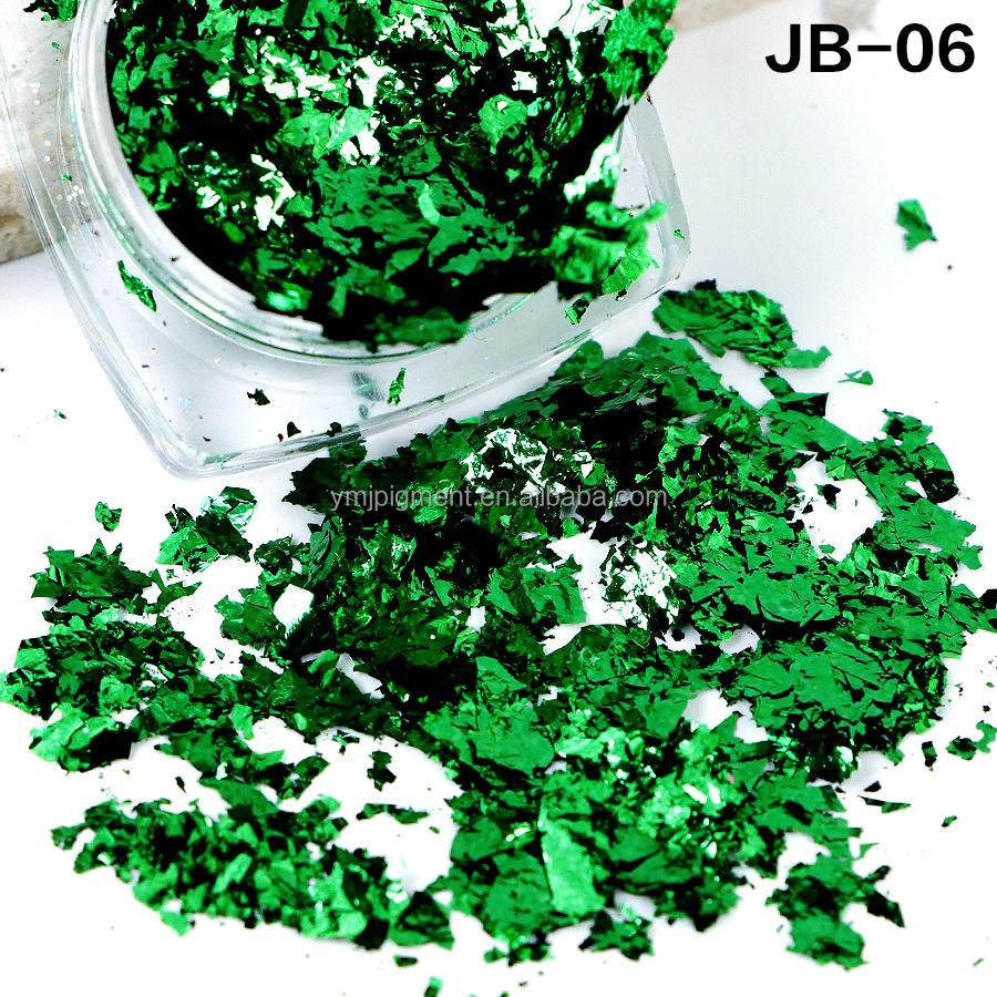 Bulk 50g Bag Nail Gold Foil Flakes Gold Leaf Flakes for Resin Crafts Slime Nail Art Painting Cake Gilding Decoration