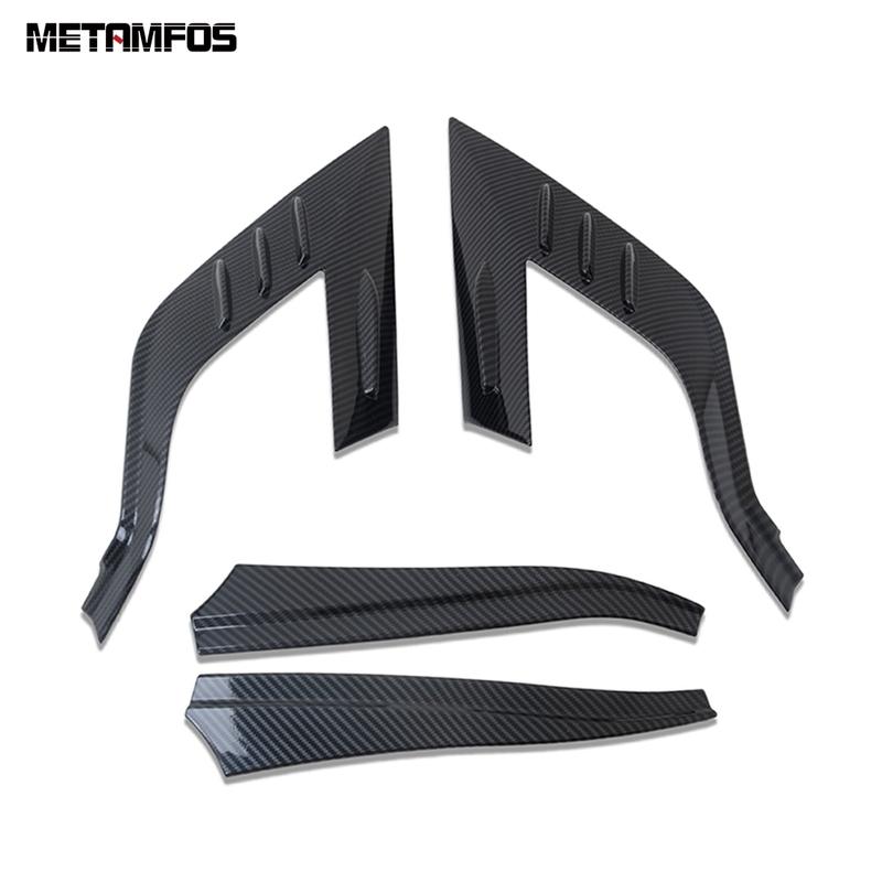 Rear Light Lamp Cover Trim For Toyota Rav4 Rav 4 -  2024 2025 Carbon Fiber Taillamp Decoration Frame Car Accessories