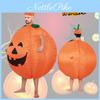 Costume da Zucca Gonfiabile Costume di Halloween con Personaggio dei Cartoni Animati Per Spettacoli Teatrali