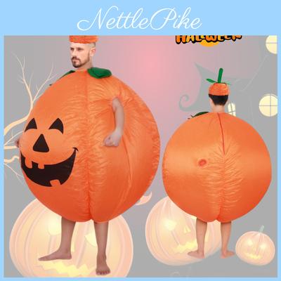 Inflatable Pumpkin Outfit Halloween Costume With Cartoon Character For Stage Shows