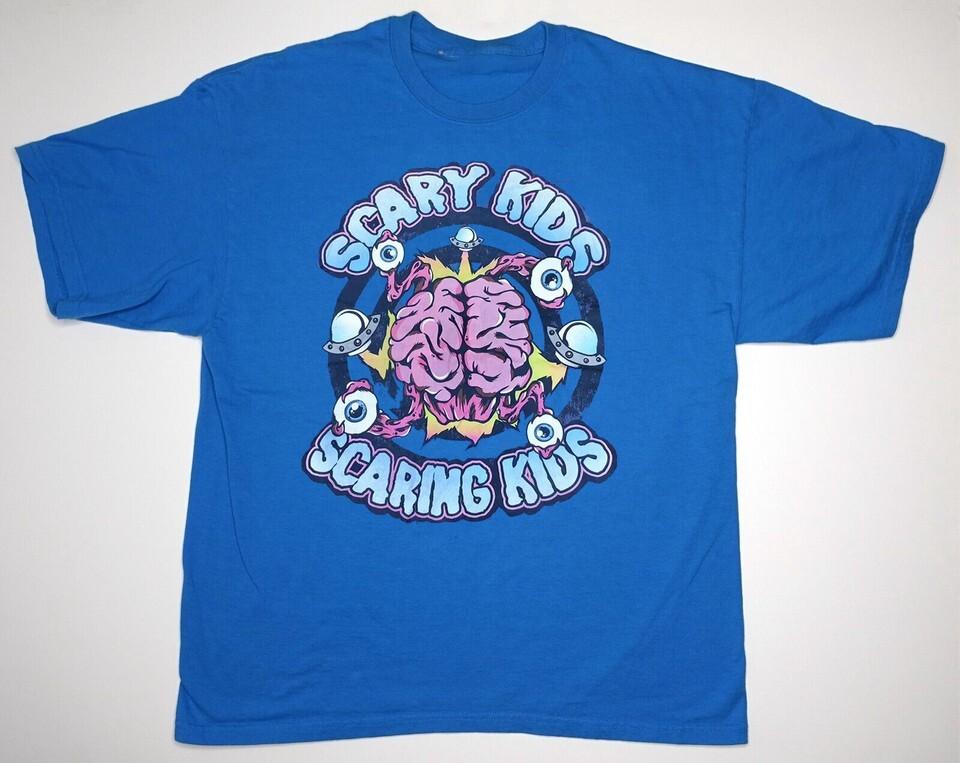 

SCARY KIDS SCARING KIDS Brain Royal Shirt Adult Tee UU933 4XL