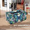 DIY Diamond Napkin Holder Set Diamond Art Paper Towel Holder Wooden 5D Diamond Painting Tissue Holder for Home & Office Decor