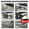Car Headlight Restoration Paste, 30ml Headlight Polishing Compound, Removes Oxidation and Yellowing, Repairs Scratches and Haze,