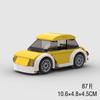 500 Topolino MOC Car Super Race Rally Sports Speed Vehicle Model Building Block Racing Brick Christmas Gift City Technical