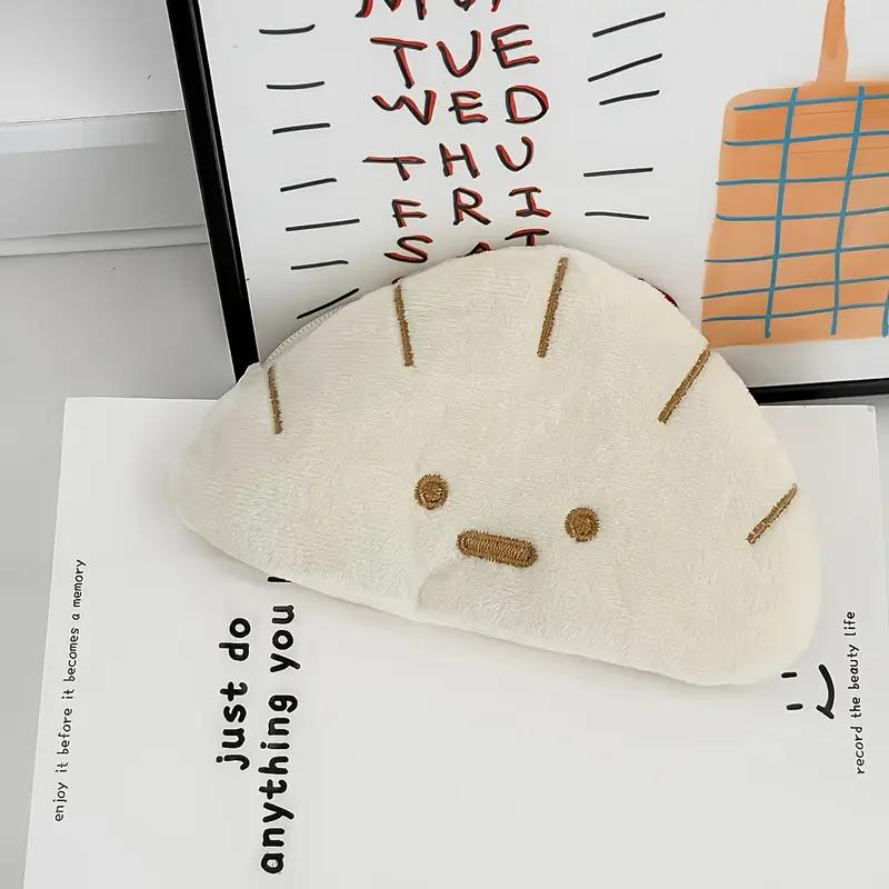 1PCS Dumpling Coin Purse Creative Bag Pendant Decoration Keychain Cute Portable Student Universal Storage Bag
