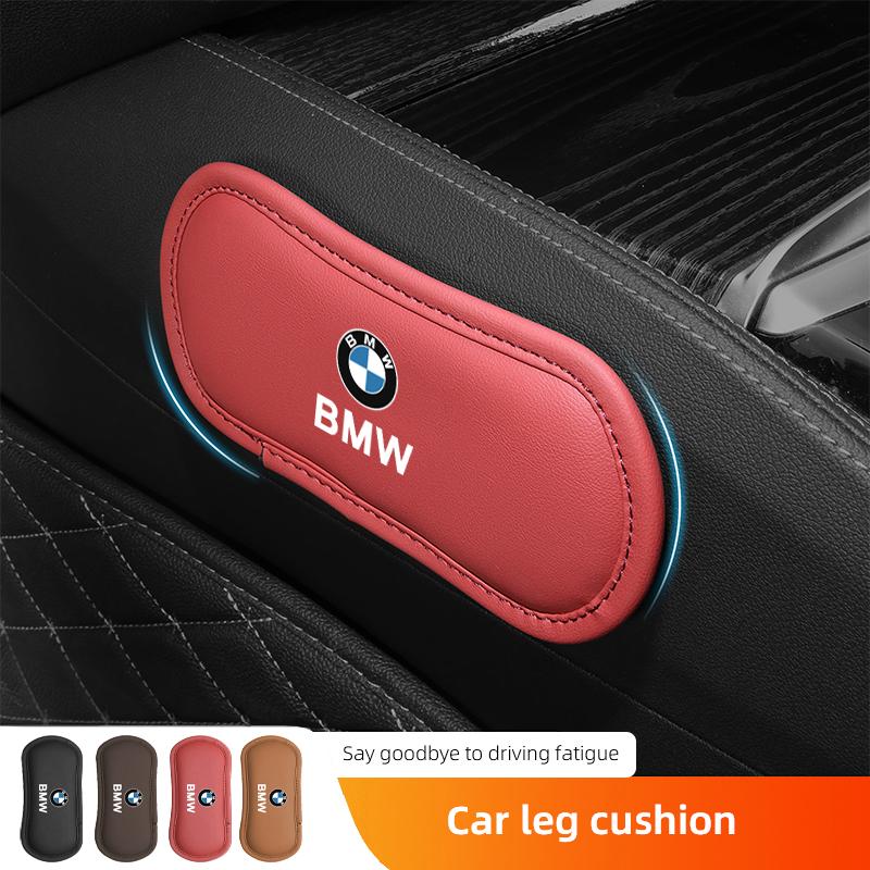 Leather Car Pillow Cushion Elastic Knee Pad Leg Pad Armrest Pad Accessories For BMW Performance E46 E90 E60 F20 X1 F10 F30 X3 XX6