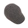 Plaid Short Brim Baseball Cap for Unisex Spring Summer Vintage Cap Outdoor Sun Hat