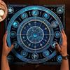 Tischdecke Astrologie Orakel Spielmatte Quadratische Form Pendel Altar Tischdecke