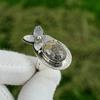 Oval Natural Plume Agate Bezel Solitaire Engagement Ring Jewelry Sterling Silver