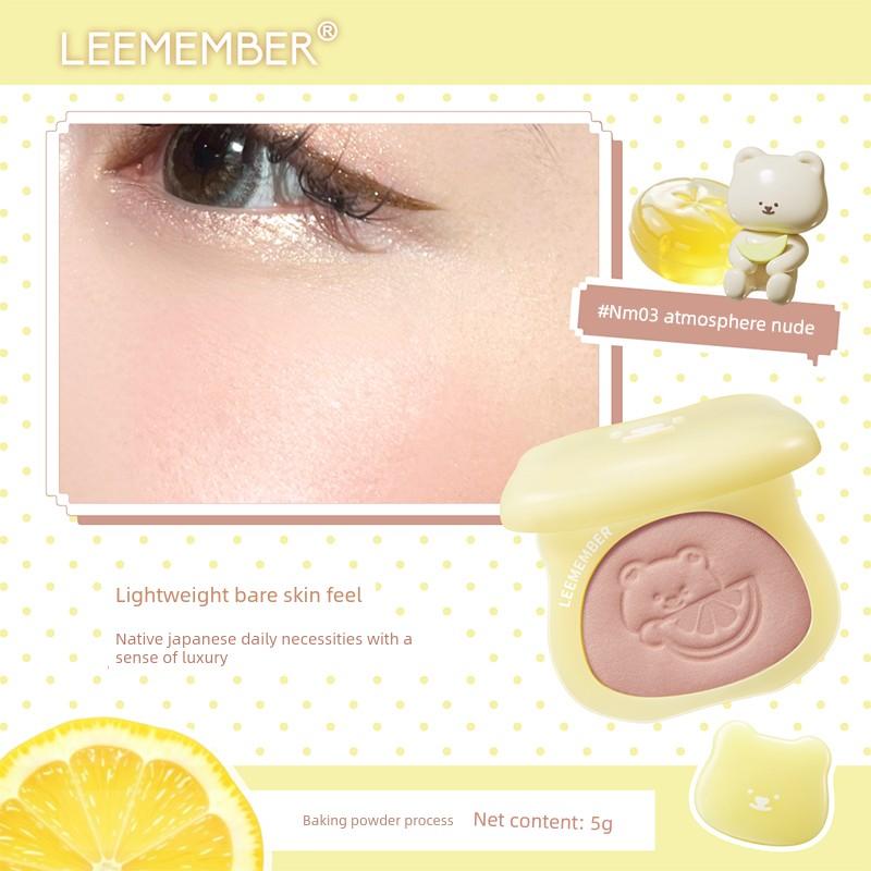 Leemember/Li Meng Little Bear Series Multi-Use Powder: Shimmering Blush, Highlighter, Contouring, and Color Shifting