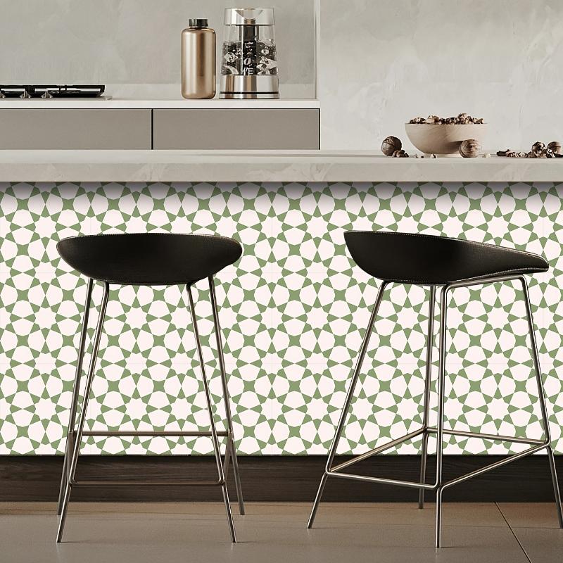 10 stuks 20*20cm Antislip Vloersticker Huurder Vriendelijk Muur- & Vloertegels Afneembaar & Plakbaar Vloerstickers Doe-het-zelf Voor Badkamerrenovatie