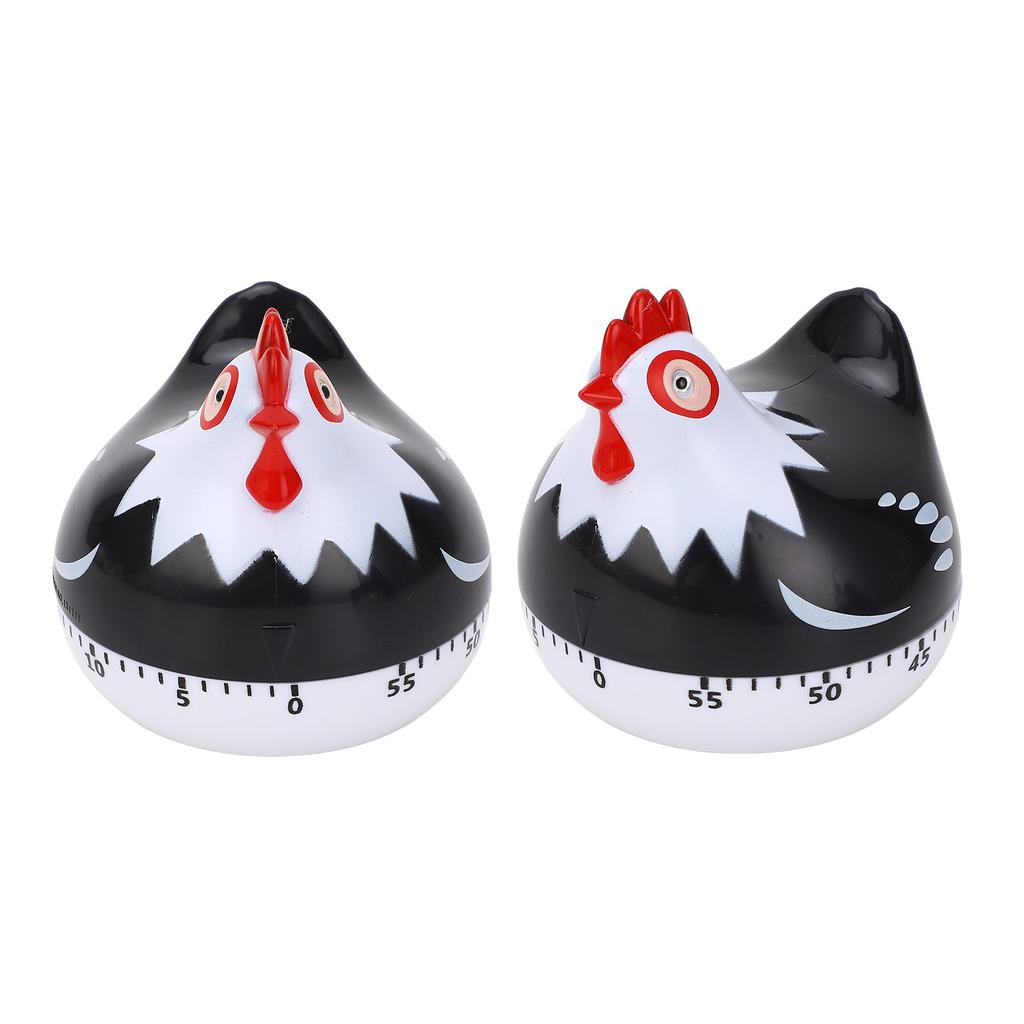 Timer da Cucina con Motivo Pollo, Timer da Forno con Forma Carina, Promemoria Meccanico a Conto alla Rovescia da 60 Minuti per Cucinare