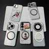 Magnetic Clear Phone Case for iPhone 12,11 Card Insert DIY Photo Holder Soft TPU Cover