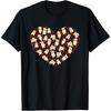 Golden Retriever Valentine Hearts Dog Lovers Valentines Day Cotton Men T Shirt