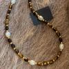 Handmade Pearls Bead Sweater Necklace Artistic Crafted Pearls Bead Sweater Necklace Retro Unisex Neck Jewelry Accessory