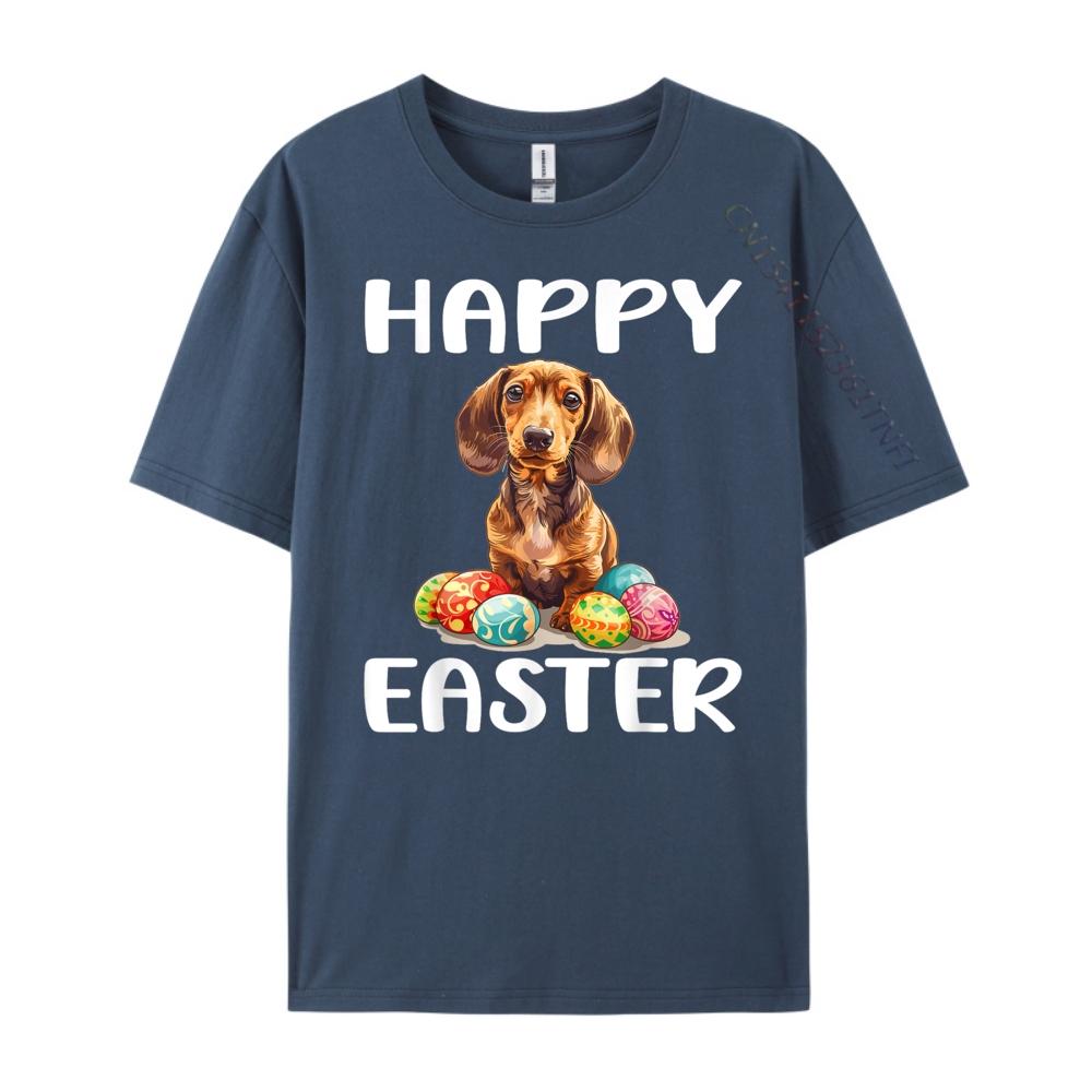 

Dachshund Doxie Dog Breed Happy Easter Grahpic Tee Shirt T Shirt Men Alphabet Streetwear Men Mens Shirts T Shirt for Men Print 4XL