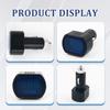 Car LED Cigarette Lighter Voltage Meter with Digital Display,12V/0.1A Battery Voltage Meter for Real-Time Voltage Monitoring,Universal Car Voltage
