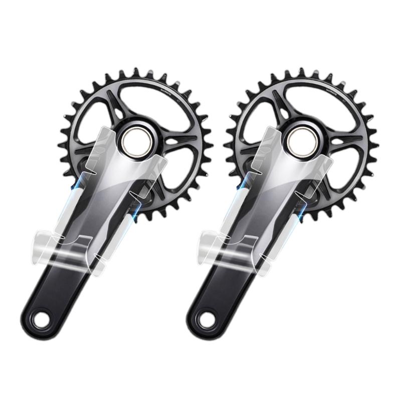 Crank Arm Protective Film Transparent Bikes Crank Sticker Bikes Crank Protectors